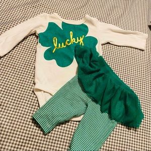 🔥🔥Baby Girl Four Leaf Clover Outfit